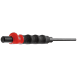 Facom 249G sheathed drift punch with red handle and black grip for precision metalwork.