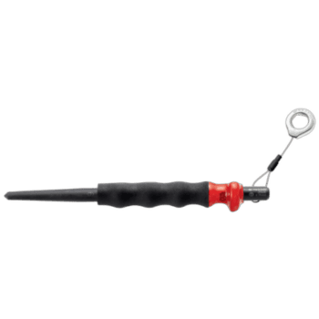 Facom 255.GSLS sheathed punch tool with red handle and eyelet for industrial use.