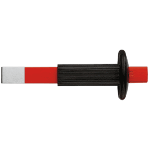 Facom slim-profile chisel with guard, ideal for precision work and safety in professional toolkits.