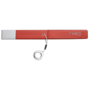 Facom slim-profile chisel SLS 259SLS with a red handle and a metal ring for hanging, designed for precision work.
