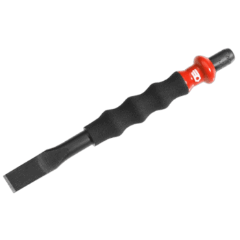 Facom 263.G sheathed chisel with ergonomic handle for precision woodworking and metalworking tasks.