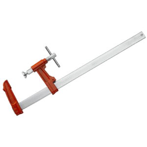 Facom 272A pump clamp with adjustable screw and long metal bar for secure fastening.