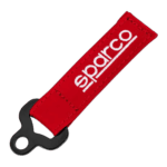 Sparco Portachiave Leather Rosso - Red