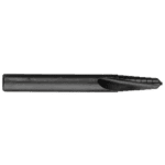 Facom 285.F single tapered drill bit for pullers, black metal tool for automotive and mechanical use.