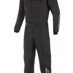 Alpinestars KMX-9 V3 S Kart Suit - Junior - Black / Fluro Yellow