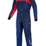 Alpinestars KMX-9 V3 Graphic 5 Kart Suit - Navy Blue / Red