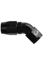 Close-up of a black racing helmet communication connector with a GPR logo, used in motorsport safety gear.