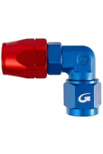 Red and blue racing safety valve with GPR Direct branding, used in motorsport for safety and pressure regulation.