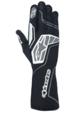 Black/White Alpinestars Tech-1 Kx V4 Kart Gloves