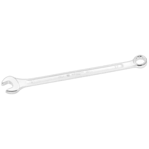 Facom 40.LA metric long-reach combination wrench for automotive and mechanical work, featuring a polished finish and open-end design.