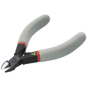 Facom ESD rugged cutters with ergonomic handles, ideal for precision electrical work and static-sensitive environments.