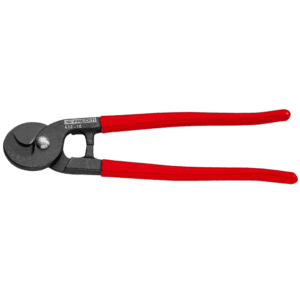 Facom cable cutters with heavy-duty head and red handles, ideal for electrical and industrial use.