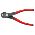 Facom 412B.10 cable cutters with red handles and black cutting head for electrical work.