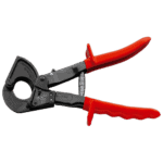 Facom 413 ratchet cable cutters with red handles for electrical and cable work.