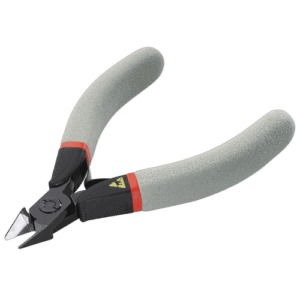 Facom ESD tip cutters 416.E with ergonomic handles for precision electrical work.