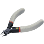 Facom ESD thin nose machined cutters with anti-static handles for precision electrical work.
