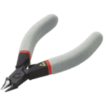 Facom ESD thin nose machined cutters with ergonomic handles for precision electrical work.