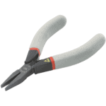 Facom ESD short flat nose cutters 431.E with anti-static insulated handles for precision electrical work.