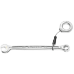 Facom 440.SLS metric combination wrench with ring and open ends, made of polished chrome vanadium steel.