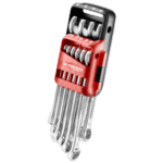 Facom 440 metric combination wrenches set in portable case for professional use.