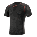 Alpinestars Ride Tech V2 Short Sleeve Summer Kart Top - Black/Red