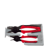 Facom reversible pliers set with red and black handles, ideal for professional electrical and mechanical tasks.
