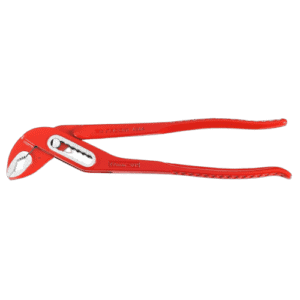 Red Facom 484 twin slip-joint multigrip pliers with adjustable jaws for versatile gripping tasks.