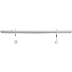 Heavy-duty metal handle bar with mounting rings, suitable for industrial or racing applications, from Facom 54.MBSLS series.