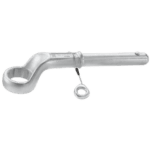 Facom 54A.SLS metric heavy-duty offset-ring wrench with a silver finish and a ring end for industrial use.