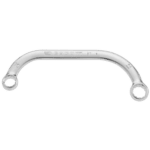 Metric half-moon offset-ring wrench by Facom, 57.10X12, made of durable steel for automotive and mechanical repairs.