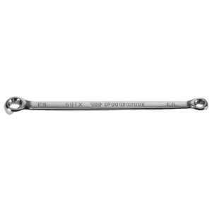 Facom 59TX straight ring wrench with Torx profile, high-quality steel tool for precise fastening tasks.