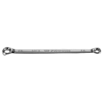 Facom 59TX straight ring wrench with Torx profile, high-quality steel tool for precise fastening tasks.