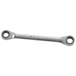 Facom 64 metric straight ratchet ring wrench for precise mechanical work, featuring a durable chrome finish and ergonomic design.
