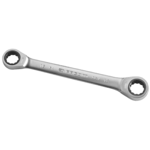 Facom 64 metric straight ratchet ring wrench for precise mechanical work, featuring durable construction and ergonomic design.