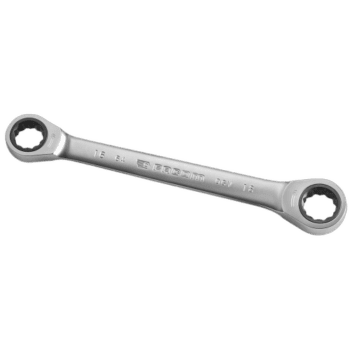 Facom 64 metric straight ratchet ring wrench for precise mechanical work, featuring durable construction and ergonomic design.