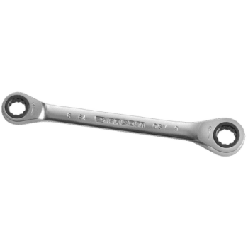 Facom 64 metric straight ratchet ring wrench for automotive and mechanical repairs, durable chrome finish, 64mm size.
