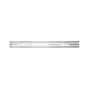 Three Facom hacksaw blades with detailed specifications for precision cutting tools.