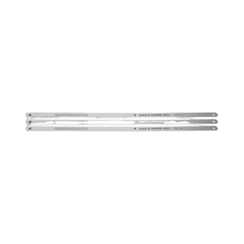 Three Facom hacksaw blades with detailed specifications for precision cutting tools.