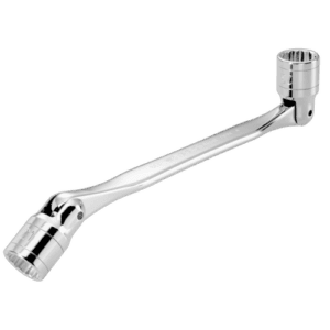 Facom 66A metric hinged combination wrench with a chrome finish, designed for automotive and mechanical work.