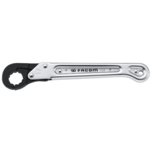Facom 70A straight flare-nut wrench with metric web for automotive and mechanical repairs.
