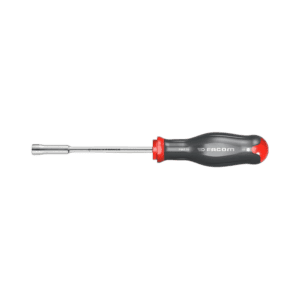 Facom Prot Nut Driver with ergonomic handle and metal shaft for professional fastening tasks.