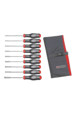 Facom Prot Nut Driver Set with multiple screwdrivers and a carrying case, ideal for professional and DIY use.