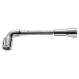 Facom forged metric 6 x 6 point angled open-socket wrench, 38mm, made of durable steel for professional use.