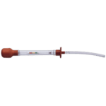 Facom acid hydrometer 784B with a red handle and glass tube for measuring acid concentration.