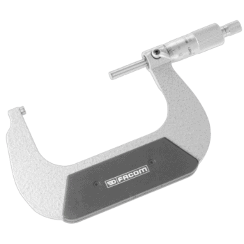 Facom 806 micrometer with 1/100th mm accuracy for precise measurements in engineering and manufacturing.
