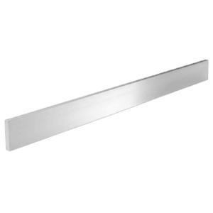 Non graduated solid stainless steel ruler 809.IN500 for precise measurements in workshops and laboratories.
