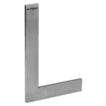 Facom stainless steel precision square for accurate measurements in industrial and engineering applications.