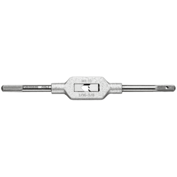 Facom 831 adjustable tap wrench with metal construction and ergonomic design for precise threading tasks.