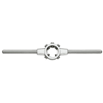 Facom tool holder with a central circular clamp and extended metal arms for secure fastening in industrial applications.