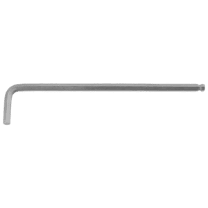 Long, spherical head, extra long Facom 83S.L key with a bent handle for automotive and mechanical use.